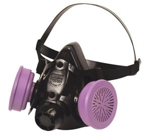 PPE for confined spaces - Honeywell North Half Mask Air Purifying Respirator