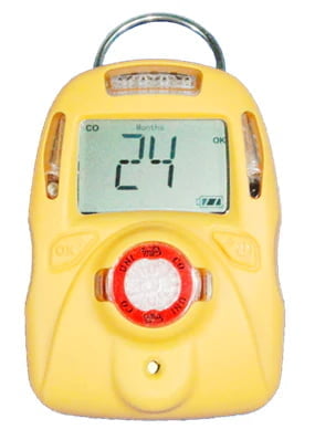 Gas Detection Safety - mPower Electronics MP102 / Carbon Monoxide (CO) 1-500 ppm, 2-yrs Battery, UL Class I/II/III (Disposable)