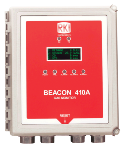 Beacon 410A,std basic unit w/amber (alm 1) & red (alm 2) Federal Streamline LP3 strobes