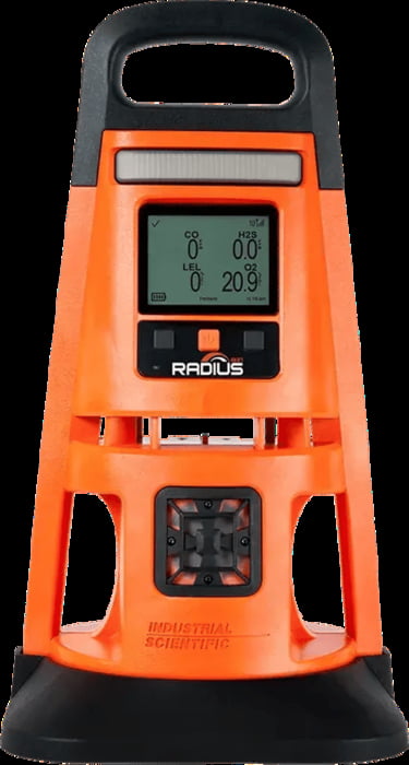 Radius BZ1 Area Monitor, LEL (Methane), H2, H2S, O2, NH3, PID, Pump, UL/CSA, LENS Wireless, English