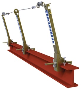 DBI-SALA 7400430 SecuraSpan 30 ft. I-Beam Horizontal Lifeline System