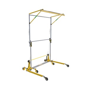 DBI-SALA 8517713 FlexiGuard C-Frame Adjustable Height Rail System with 22.5 to 38.75 ft. Height and 20 ft. Width