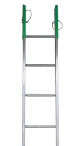 DBI-SALA 8518508 Advanced 4 ft. Aluminum Ladder Section with Connector Channels and Pin Locks