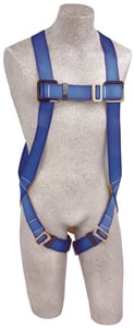 DBI-SALA AB17510 Protecta FIRST 3 Point Vest-Style Harness, Back D-ring, Pass Thru Buckle Leg Straps (Size Univeral)