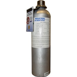 Industrial Scientific 18100172 Cylinder, Calibration Gas, 1.05% Propane (50% LEL), Steel, 34L