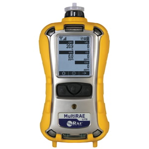 MULTIRAE Lite,csa.pump,PGM-6208.h2s (0.1-100 ppm).lel.co (0-500 ppm).so2.o2.non-wireless.li-ion bat. w/ alk. adp..monitor only