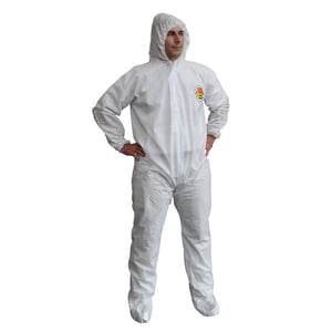 SMS400-XL X-Max White Coverall - X-Large