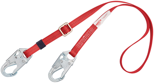 DBI-SALA 1385301 Protecta PRO 6 ft Web Adjustable Positioning Lanyard with Snap Hooks