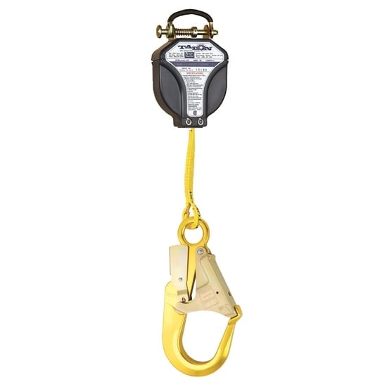 DBI-SALA 3101007 Talon 8 ft. Nylon Web Quick Connect Self Retracting Lifeline with Aluminum Rebar Hook