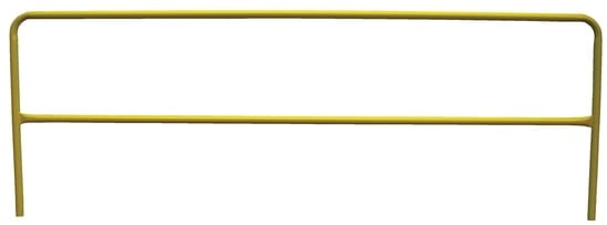 DBI-SALA 7900063 10 ft. Portable Guardrail Section - Powder Coated Steel (DISCONTINUED)