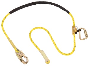 DBI-SALA 1234070 8ft. Pole Climber's Adjustable Rope Positioning Lanyard