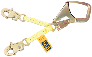 DBI-SALA 1231389 Web Rebar/Positioning Lanyard with Saflok Max hook 18in