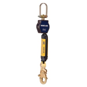 DBI-SALA 3101240 Nano-Lok 6 ft. Order Picker Self Retracting Lifeline - Dyneema Fiber, Polyester Web and Snap Hook