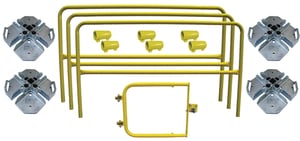 DBI-SALA 7900008 Portable Guardrail Roof Hatch Kit