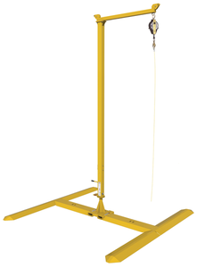 DBI-SALA 8530579 SafRig with Anchor Height Jib, Outrigger Base, and Self Retracting Lifeline