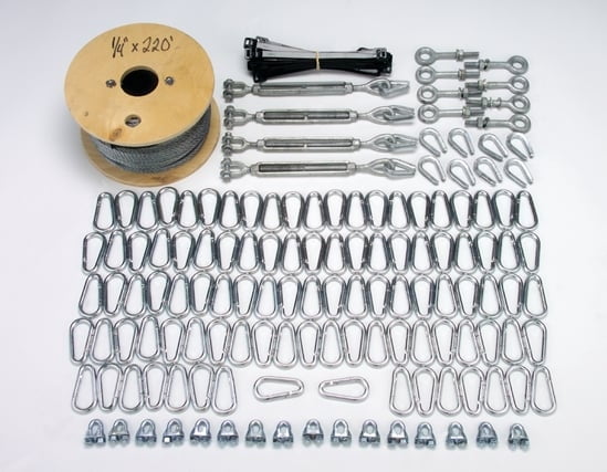 DBI-SALA 4100020 Sinco Networks Box Shaped Guard Kit for 25-50 ft. Conveyor Guard Net System