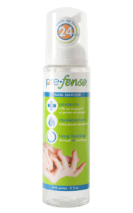 PF-8-EA Prefense Foam Hand Sanitizer 8oz (qty 2 - FREE)