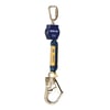 DBI-SALA 3101217 Nano-Lok 6 ft. Self Retracting Lifeline - Dyneema Fiber, Polyester Web, Steel Rebar Hook, and Swiveling Anchor Loop with Carabiner