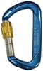 DBI-SALA 8700168 Small Offset D Rescue Aluminum Carabiner with 18mm Gate Opening and Screw Gate