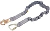 DBI-SALA 1244650 Shockwave2 Tie-Back Shock Absorbing Lanyard 6 ft. with Snap Hook and Tie-back Carabiner (5,000 lb. Gate Strength)