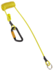 DBI-SALA 1500065 Hook2Quick Ring Coil Tether with Tail, 2 lb. Capacity