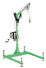 DBI-SALA 8518000 Advanced 5-Piece Hoist System with Offset Davit Mast, Lower Davit Mast Extension, Portable Base