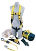 Cap-Saf-2104168 Roofer's Fall Protection Kit - Heavy-Duty Anchor