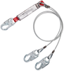 DBI-SALA 1340451 Protecta PRO 6 ft. Pack Cable 100% Tie-Off Shock Absorbing Lanyard with Snap Hook at Ends