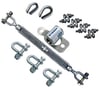 DBI-SALA 7401033 Zorbit Energy Absorber with 3 Shackles, Fasteners, Turnbuckle Tensioner, Thimbles, and Cable Clips