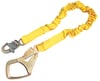 DBI-SALA 1244360 ShockWave 2 Shock Absorbing Lanyard 6 ft. with Snap Hook and Saflok-Max Steel Rebar Hook