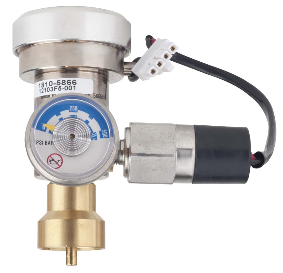 Industrial Scientific Regulator, Demand W/ Switch (150 PSI), 0.3 LPM