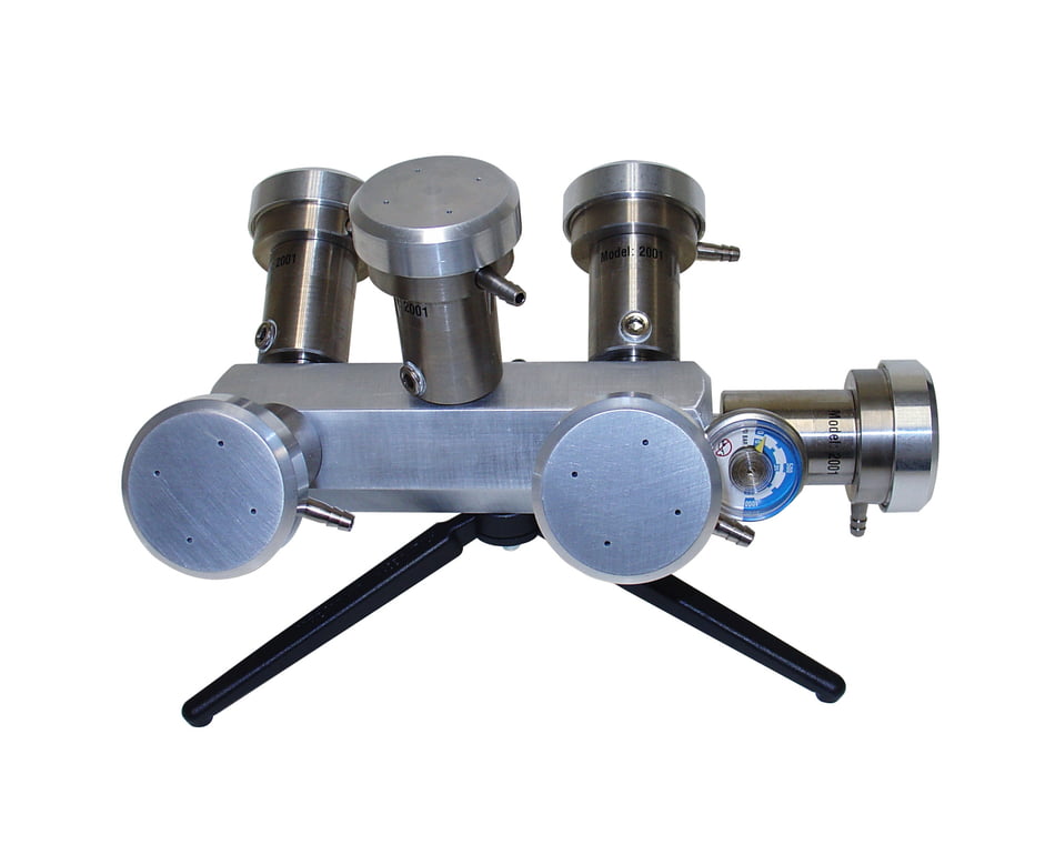 Industrial Scientific 18105932 6Port Gas Regulator Manifold