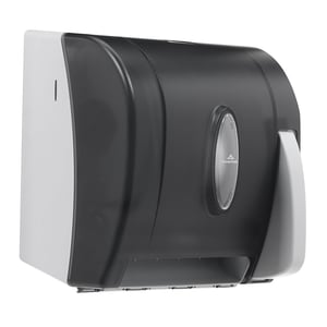 Georgia-Pacific Translucent Smoke Push Paddle Roll Paper Towel Dispenser