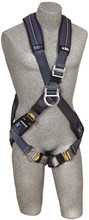 DBI-SALA 1109800 ExoFit? XP Cross-Over Style Climbing Harness with Back and front D-rings, quick connect buckle leg straps (size Small)