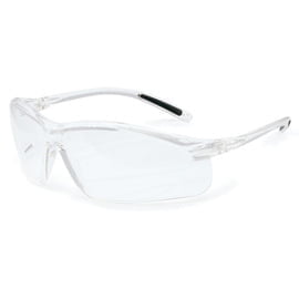 Uvex Glasses, Clear Lens/Frame, Clear Temple, 10 Pr/Box