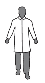 Enviroguard MicroGuard MP (8024-L) Large Micro-Porous Breathable Lab Coat No Pockets, Open Wrist (Case of 50)