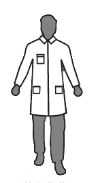 Enviroguard MicroGuard MP (8025-2XL) 2XL Micro-Porous Breathable Lab Coat 2 Pockets, Open Wrist (Case of 50)