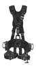 DBI-Sala 1113560 Aluminum back, front and suspension D-rings, locking quick connect leg straps (Small), 100% top grain leather 2D lineman belt