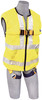 DBI-Sala 1111584 DeltaVest? Hi Vis Yellow WorkVest style harness, reflective, back D-ring, quick connect legs (univ harness) by Capital Safety