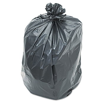 38x58 Black Can Liner Trash Bags1.2 mil 1.5 eqv. 100/cs