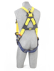 Delta Vest Style Harnesses with Back D-Ring & Tongue Buckle Legs Xlarge 1101252 by Capital Safety