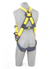 Delta Vest Style Harnesses with Front & Back D-Rings & Quick-Connect Leg Buckles Universal 1102090