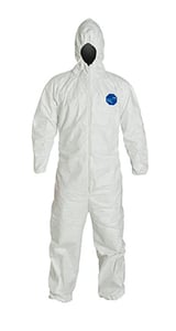 Disposable Coverall with Elastic Hood, Wrist & Ankles