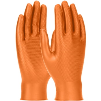PIP Grippaz Skins - Extended Use Ambidextrous Nitrile Glove with Textured Fish Scale Grip - 6 Mil Size