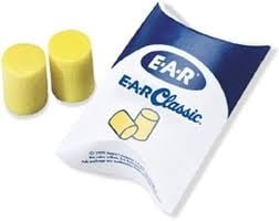 3M EAR Classic Foam Ear Plugs, Uncorded, 200 Pr/Box